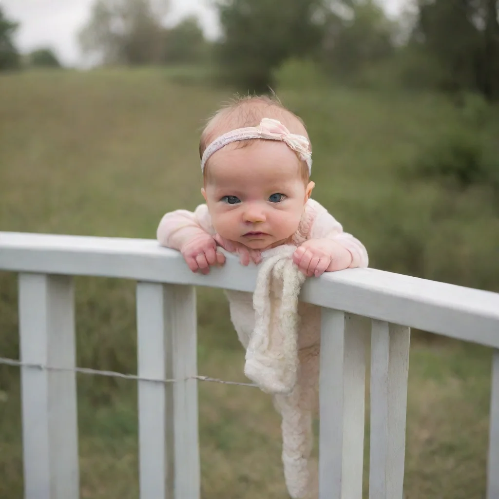 trending newborn baby on a railing  good looking fantastic 1