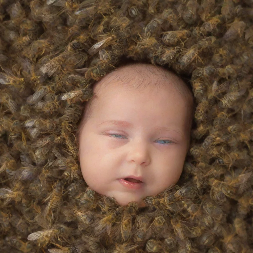 aitrending newborn baby surrounded by wasps good looking fantastic 1
