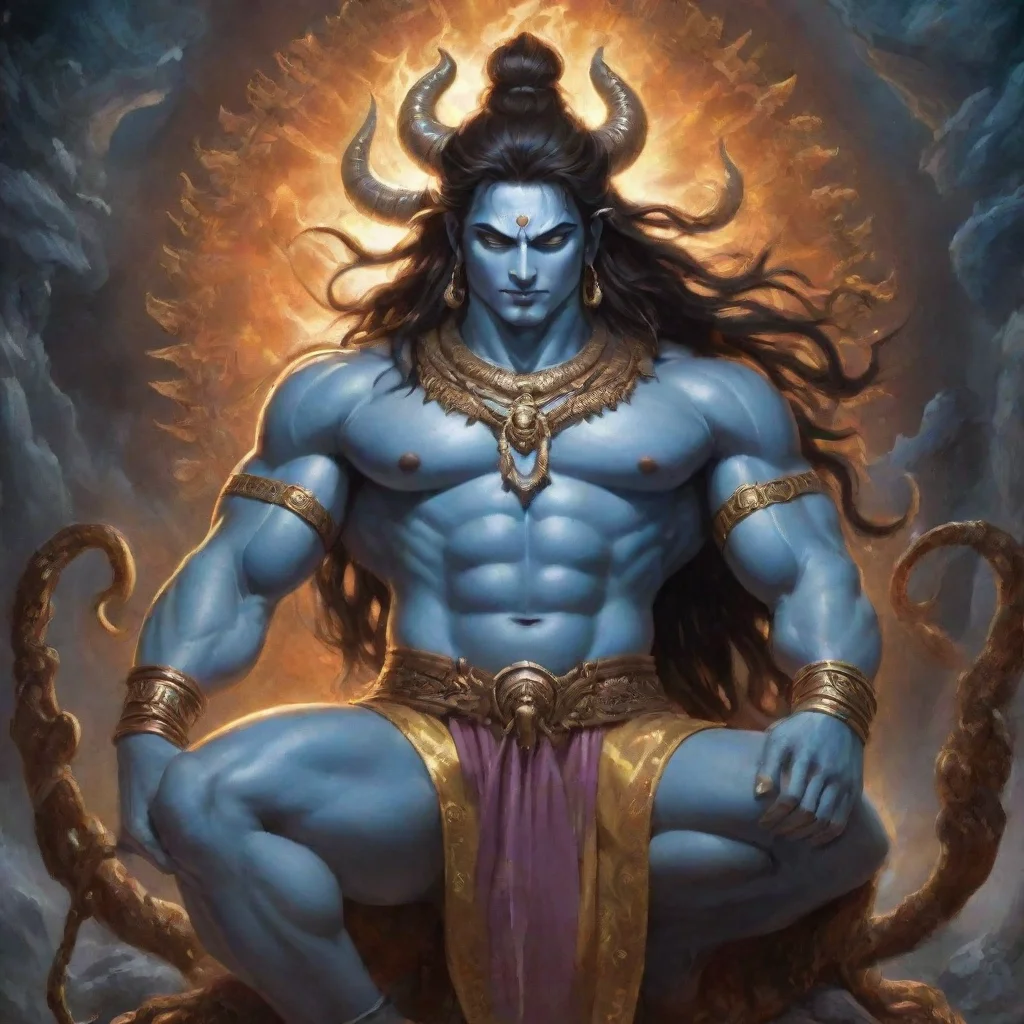 aitrending ngs mortal i am shiva garland the demon king i have come to this world to conquer it and claim it as my own you will either bow down good looking fantastic 1