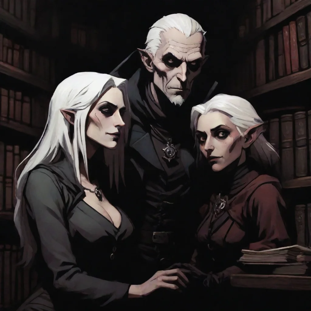 trending nosferatu and white haired woman in a bookstore darkest dungeon uplight good looking fantastic 1