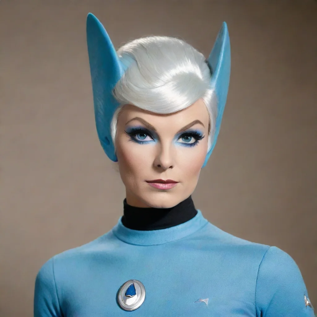 aitrending nostalgic retro comicbook look with star trek andorian female good looking fantastic 1