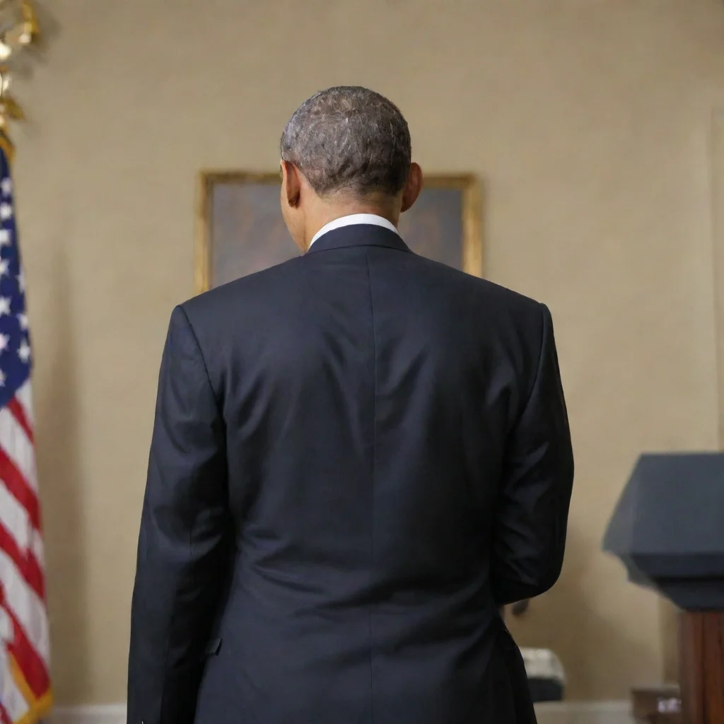 trending obama talking it from the back. good looking fantastic 1