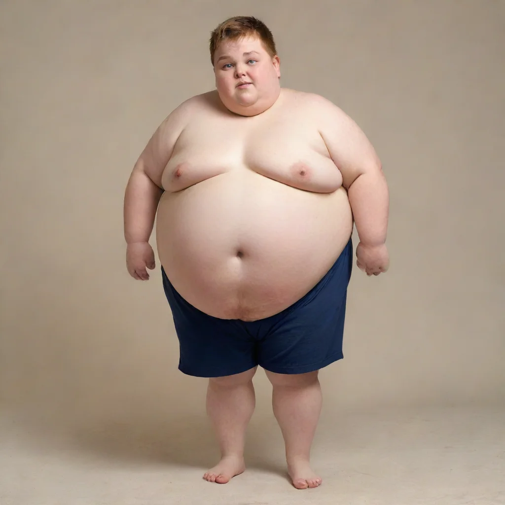 aitrending obese boy good looking fantastic 1