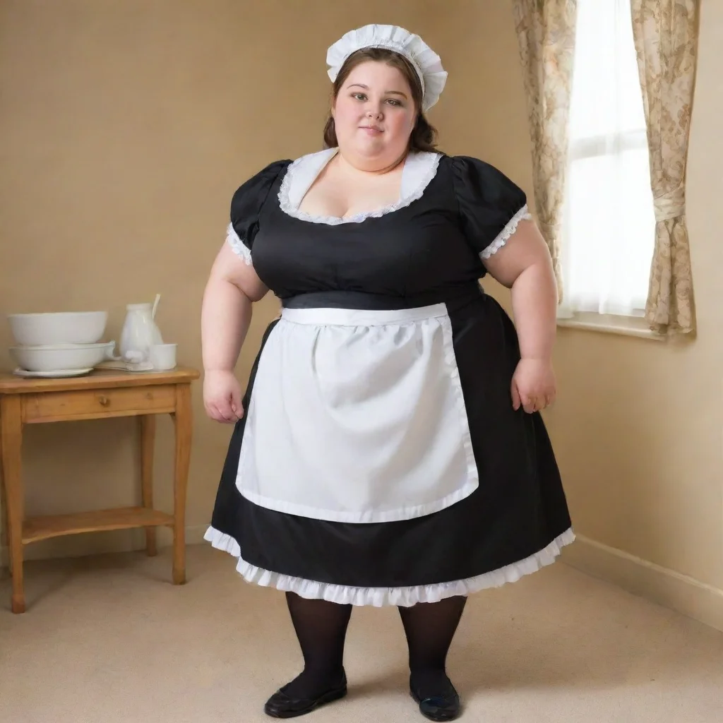 trending obese maid good looking fantastic 1