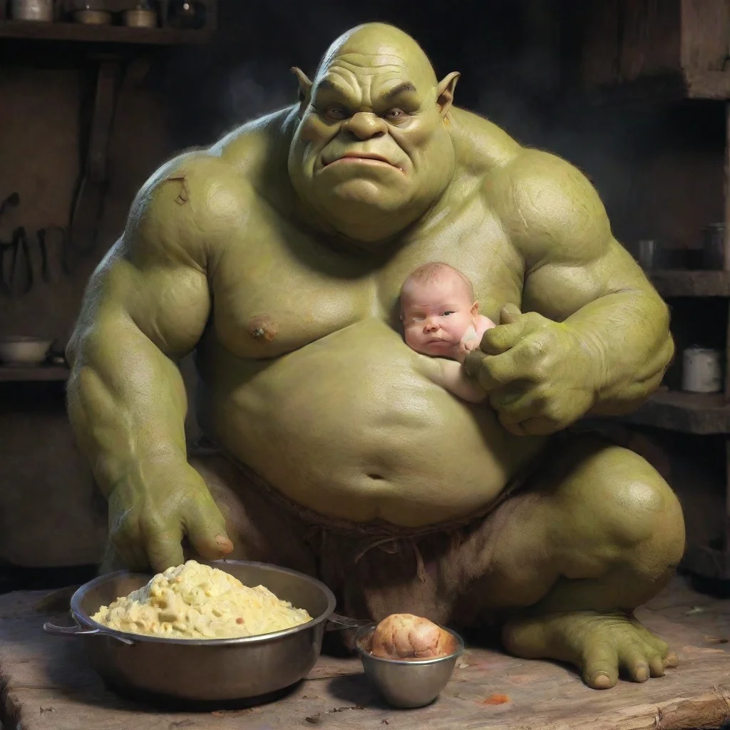 trending ogre cooking a baby good looking fantastic 1