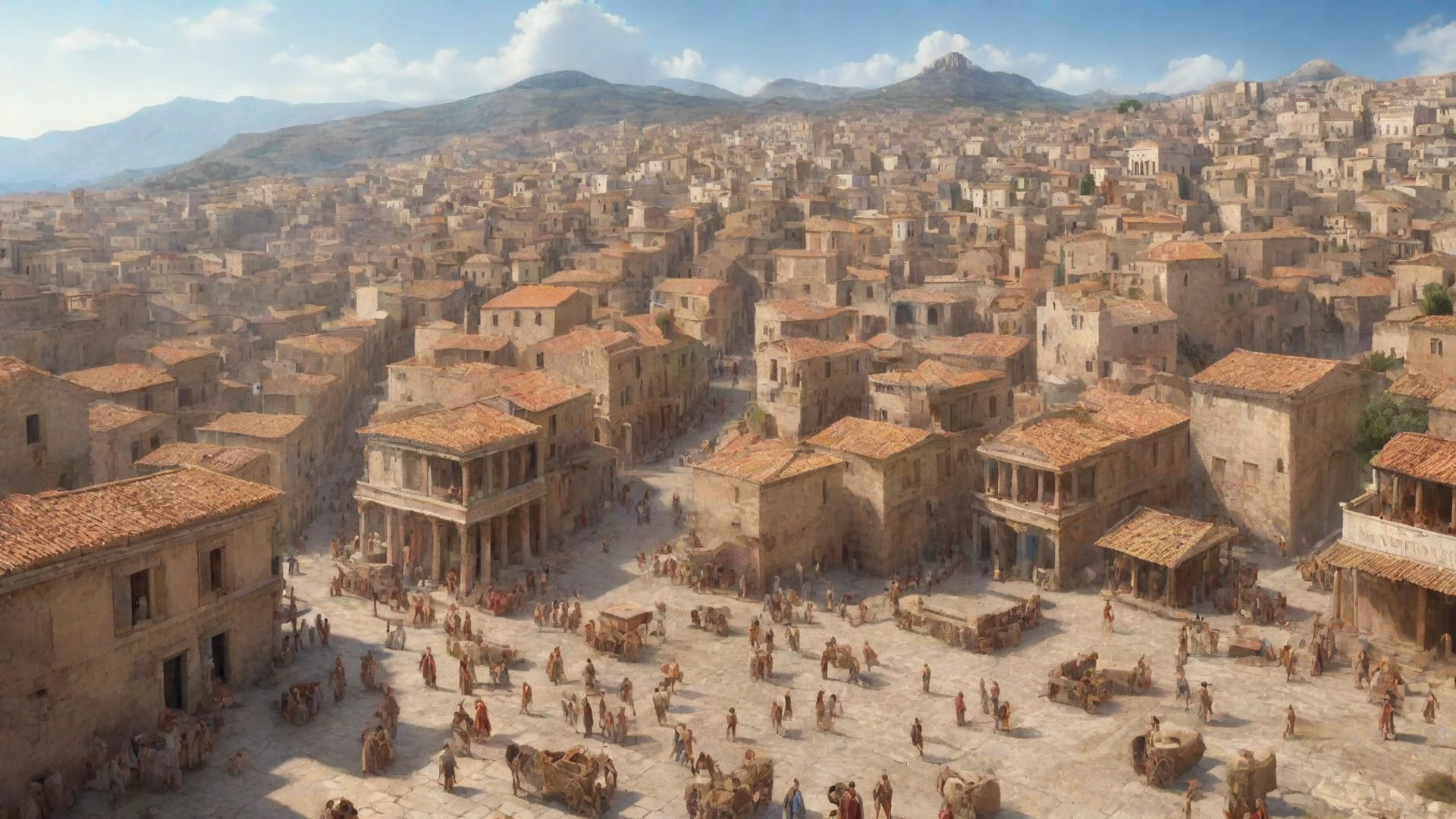 aitrending old greek and roman civilization busy town good looking fantastic 1 hdwidescreen