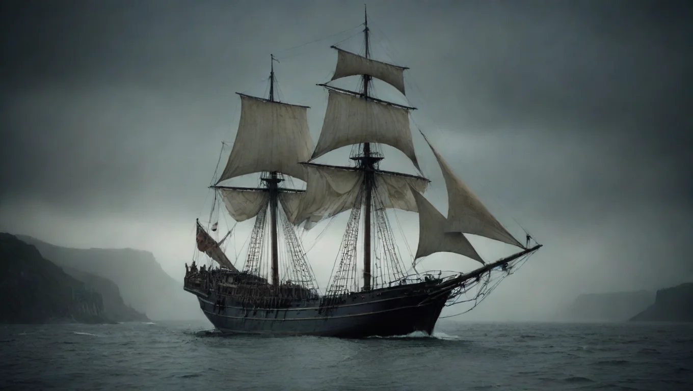 trending old sailing vessel leaving harbour dark horror vibe 1800 good looking fantastic 1 widescreen