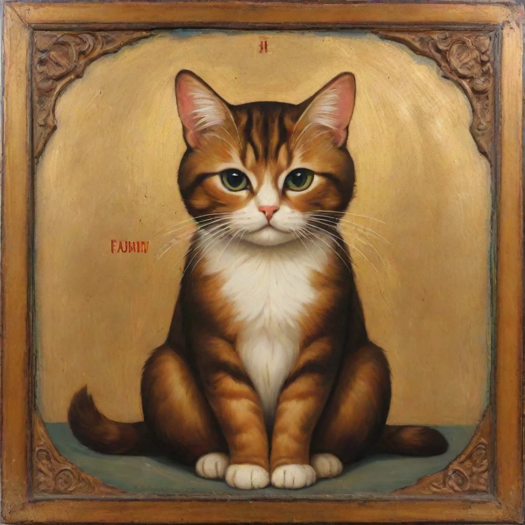 trending orthodox icon of cat good looking fantastic 1