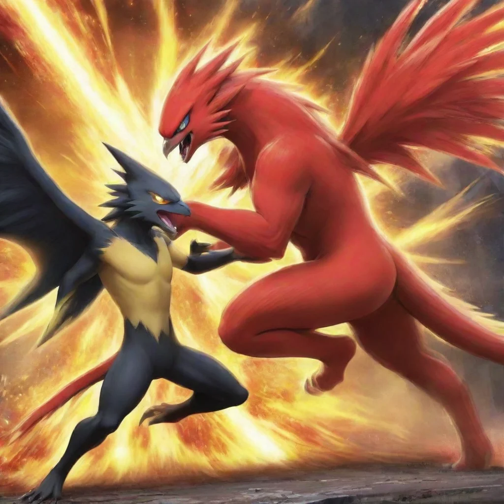trending pokemon blaziken fighting with luxray good looking fantastic 1