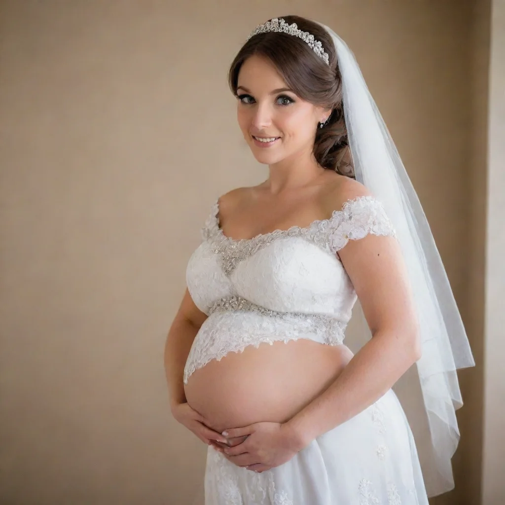 trending pregnant bride good looking fantastic 1