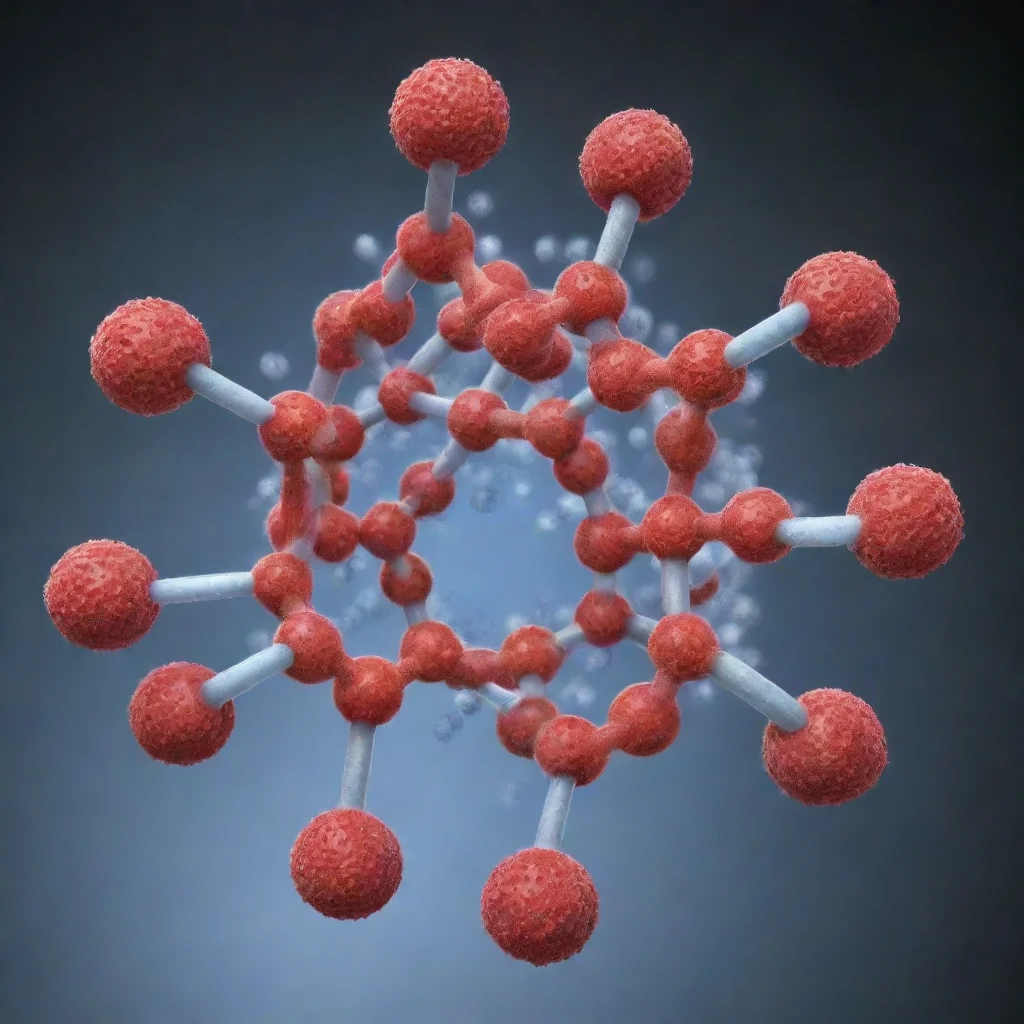 trending protein molecule surrounded by nanoparticles good looking fantastic 1