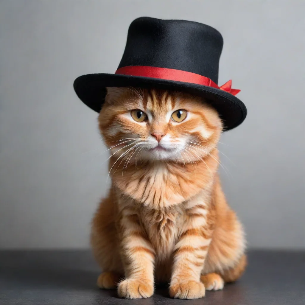 trending red cat in the black hat good looking fantastic 1