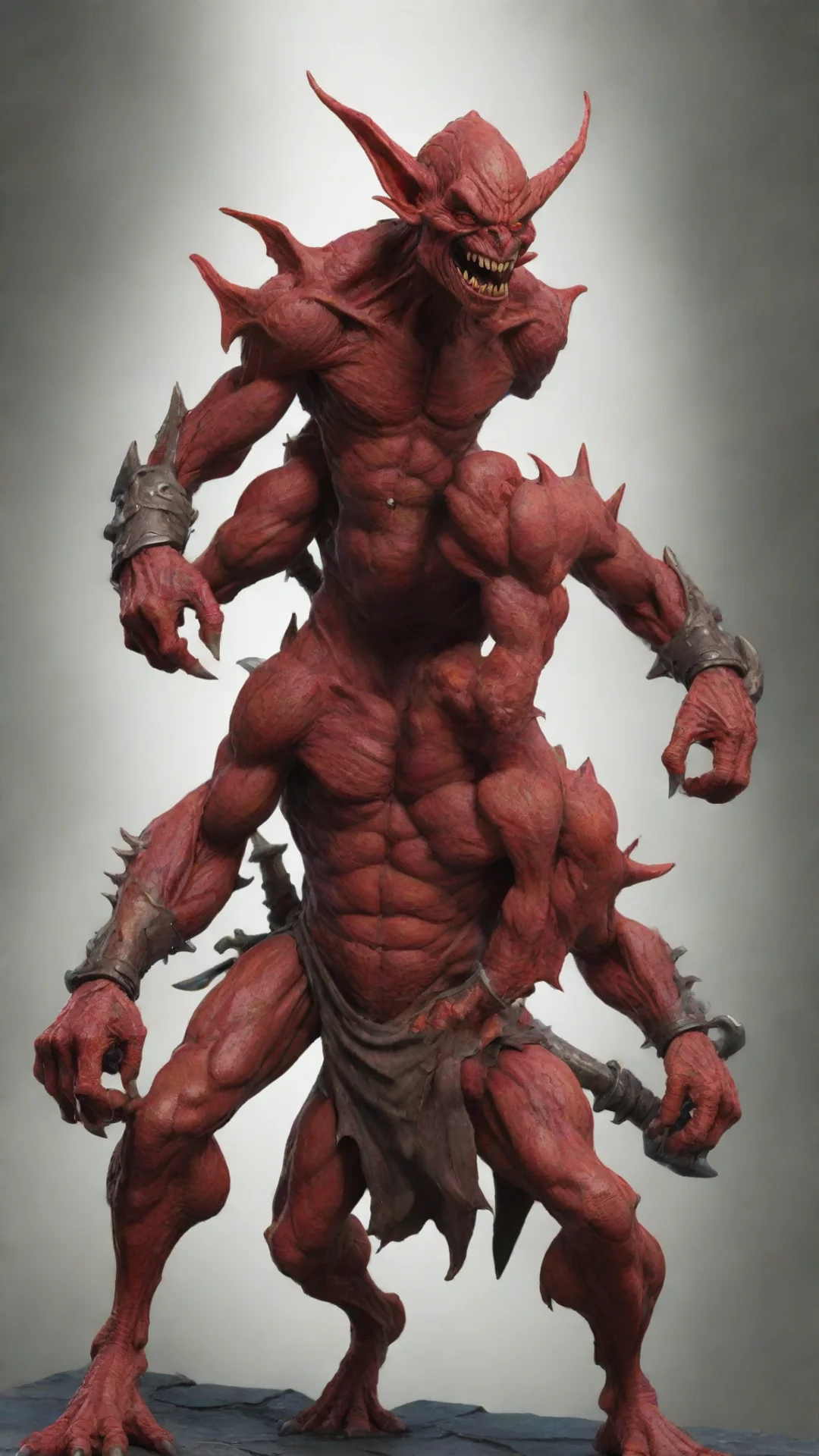 trending red goblin  warrior good looking fantastic 1 tall