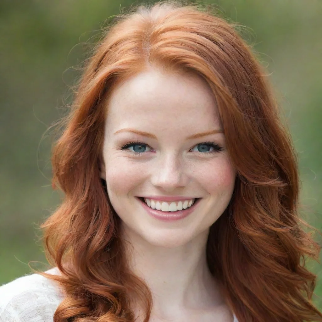 trending red head smiling good looking fantastic 1