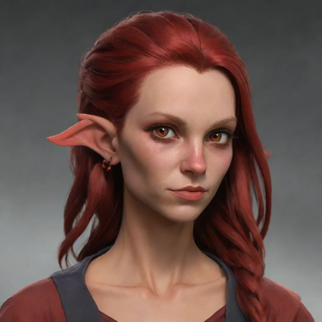 trending red skined female teifling good looking fantastic 1