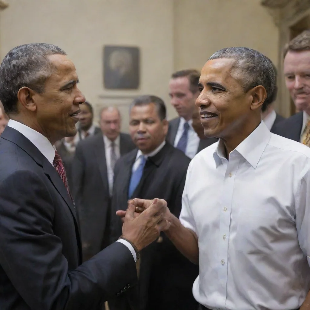 aitrending regular person talking with barack obama good looking fantastic 1