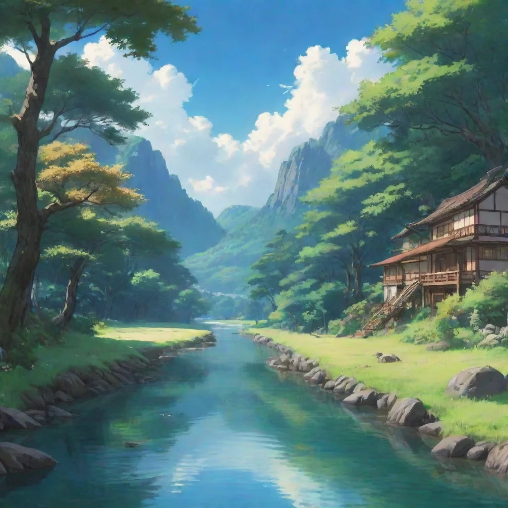 trending relaxing calm anime serene ghibli environment good looking fantastic 1
