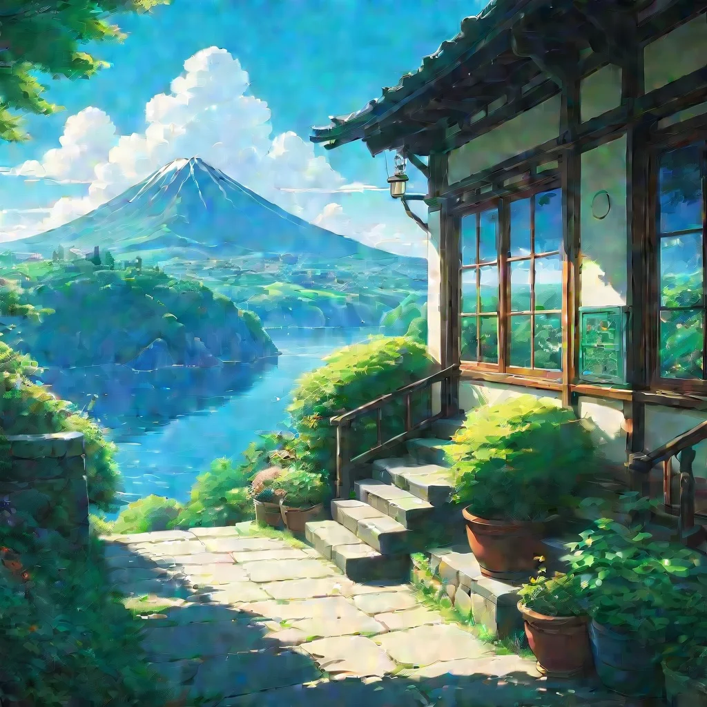 trending relaxing environment studio ghibli calming lowfi calm bright clear crisp sun sky epic nice lovely good looking fantastic 1