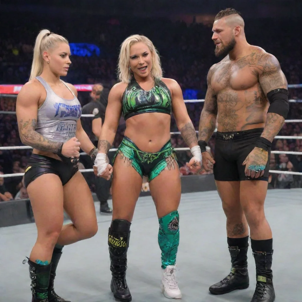 aitrending rhea ripley riptides liv morgan and dominik mysterio good looking fantastic 1