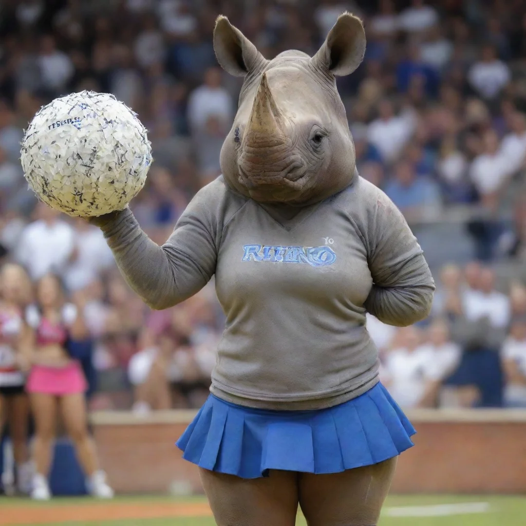 trending rhino cheerleader  good looking fantastic 1