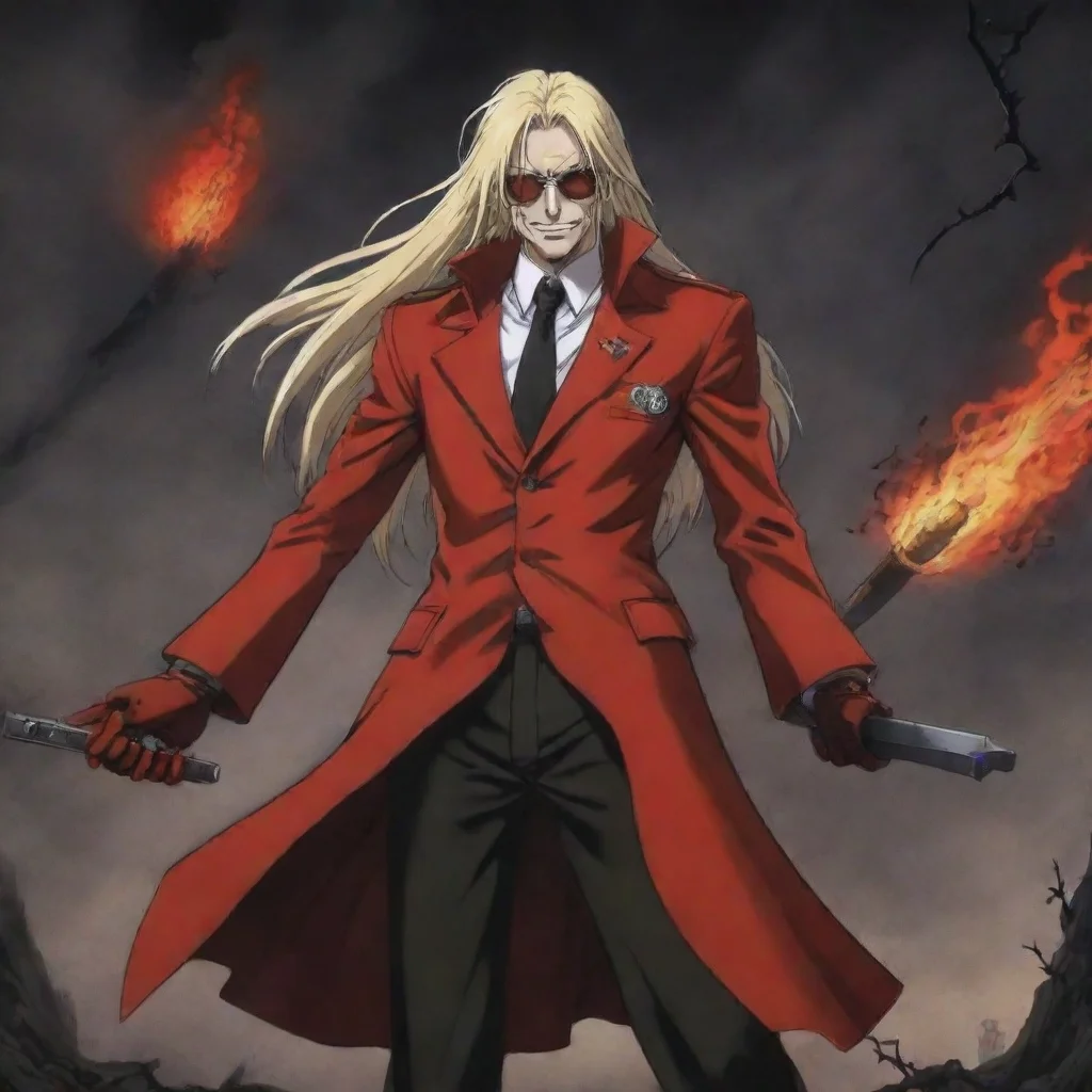 trending rip vanwinkle hellsing anime style good looking fantastic 1