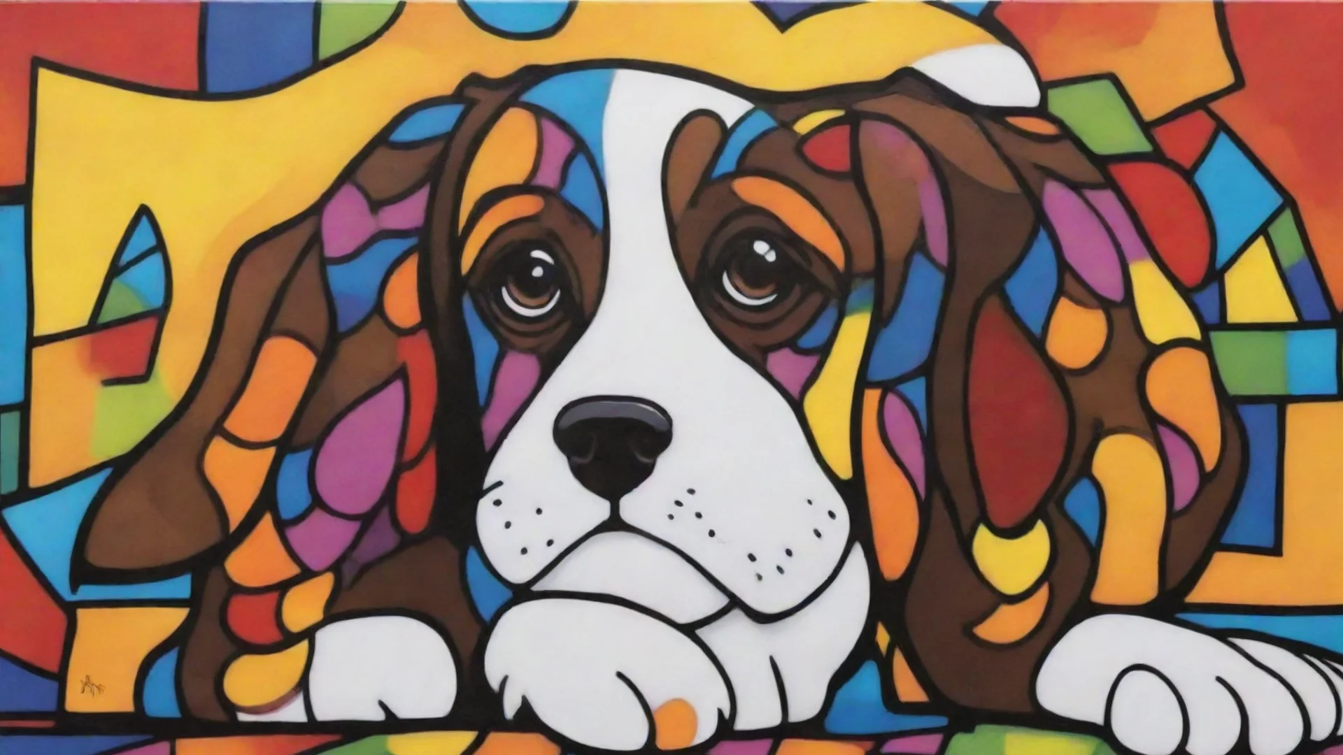 trending romero britto springer spaniel good looking fantastic 1 wide