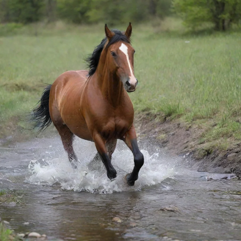 trending running horse in stream good looking fantastic 1