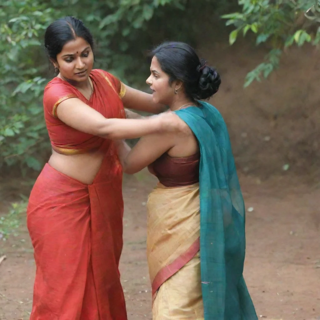 aitrending saree catfight  good looking fantastic 1