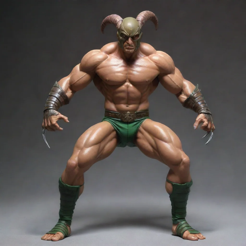 aitrending scorpionman muscular fighter good looking fantastic 1