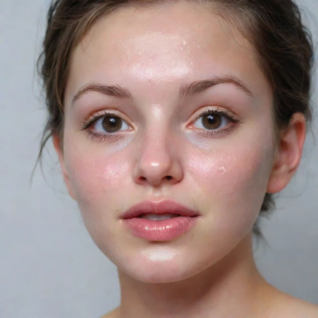 aitrending seductive girl with sperm on her face good looking fantastic 1