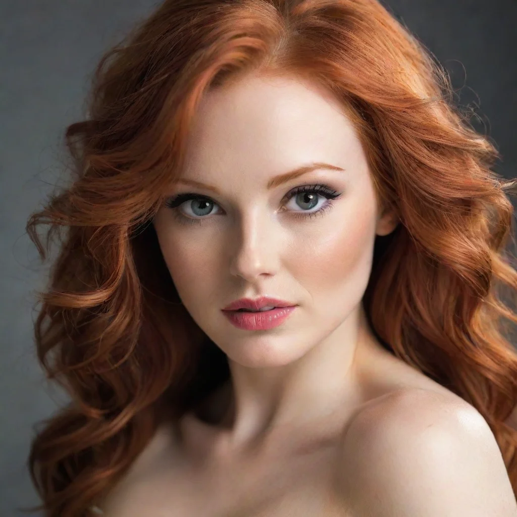 trending seductive redhead woman good looking fantastic 1