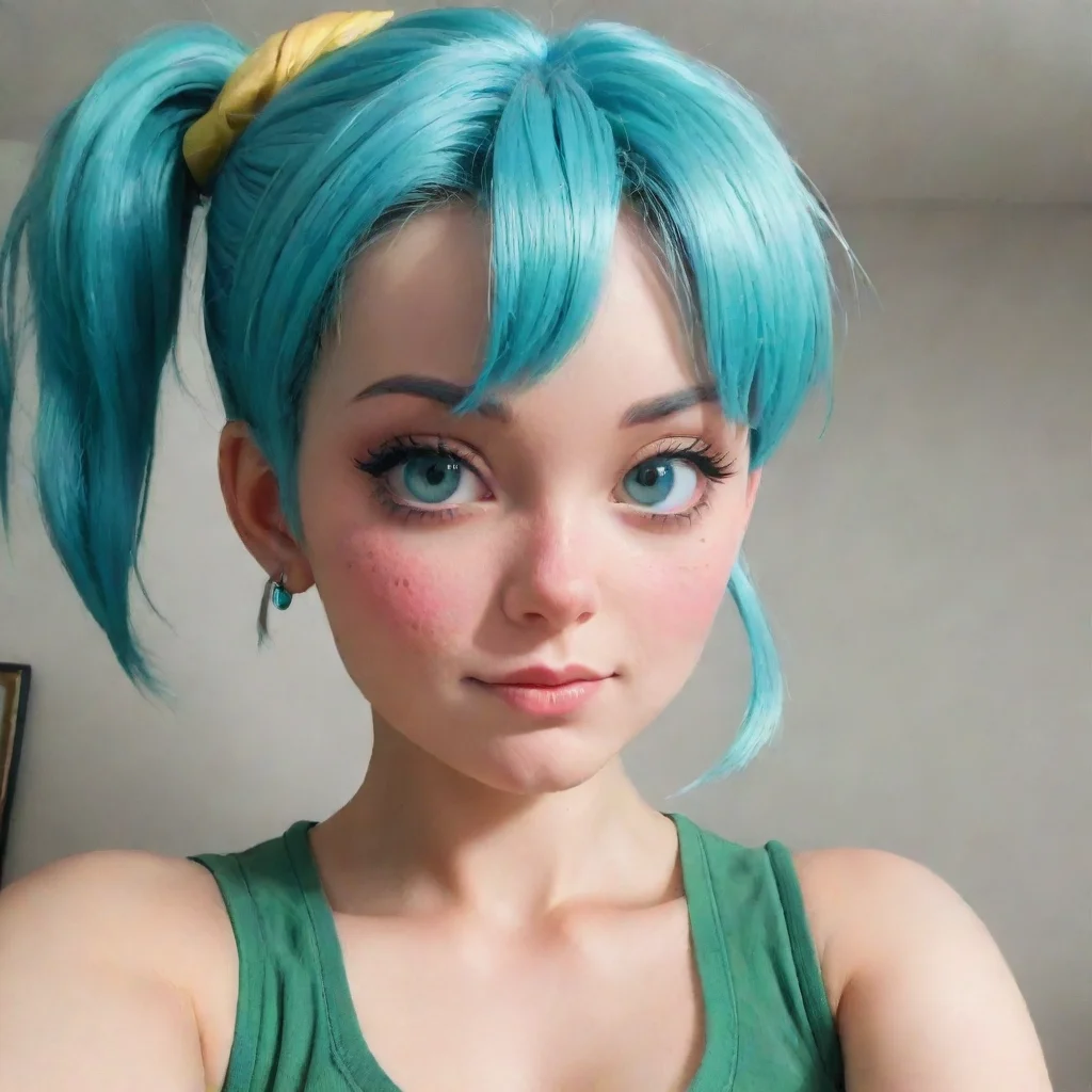 trending selfie of bulma anime good looking fantastic 1