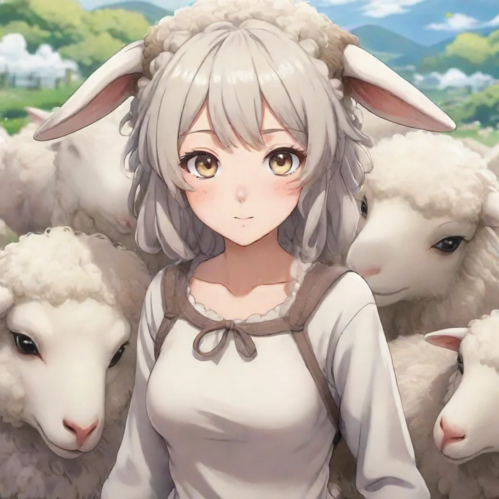 trending sheep girl anime good looking fantastic 1