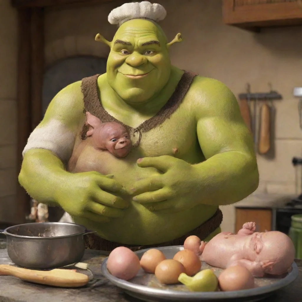 trending shrek cooking a newborn baby good looking fantastic 1