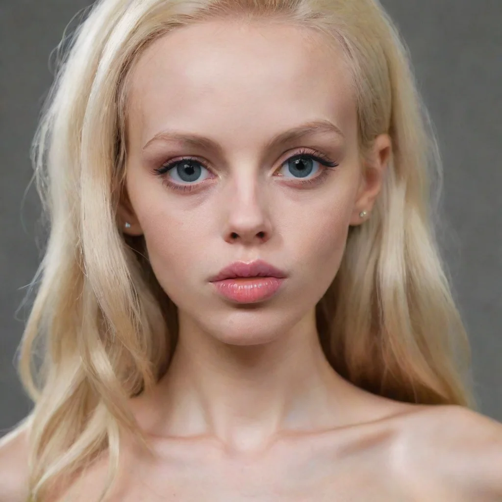 aitrending skinny boney bimbo with protruding lips good looking fantastic 1