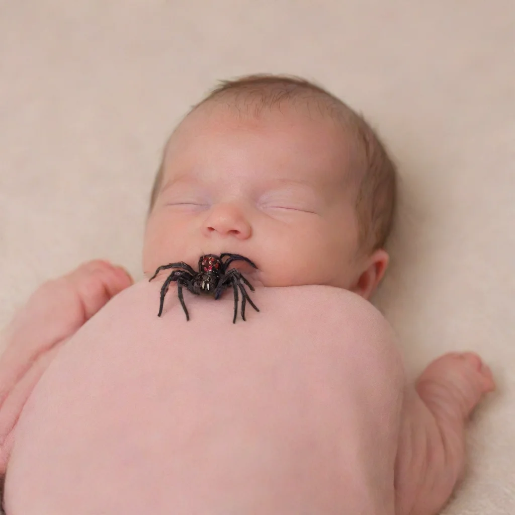 trending spider crawling on a newborn baby good looking fantastic 1