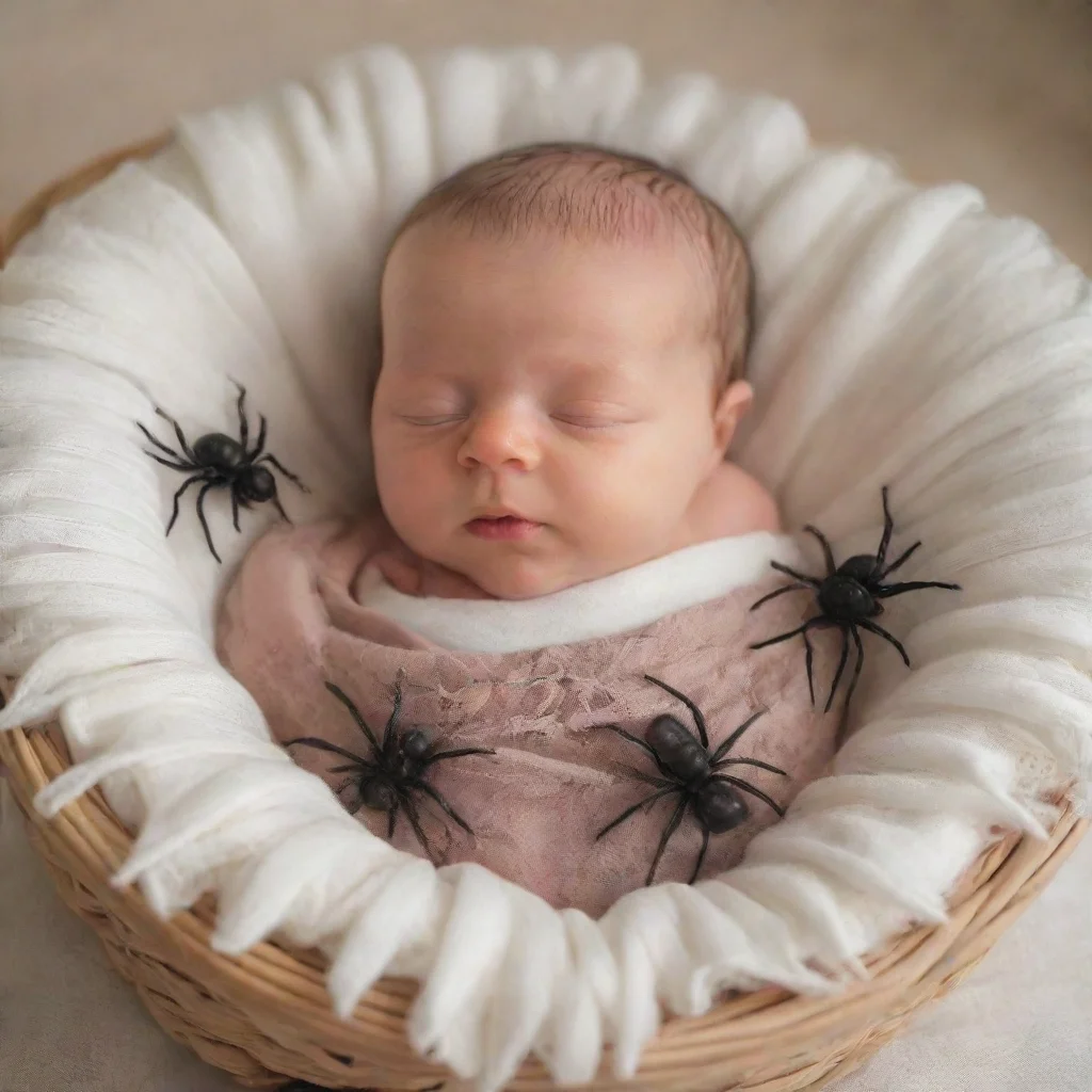 trending spiders crawling on a newborn baby in a moses basket good looking fantastic 1
