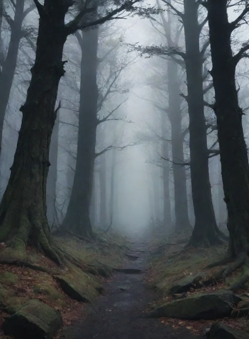 aitrending spooky forest hd anime aesthetic detailed environment  good looking fantastic 1 portrait43