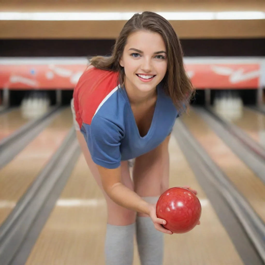 trending sporty girl bowling good looking fantastic 1
