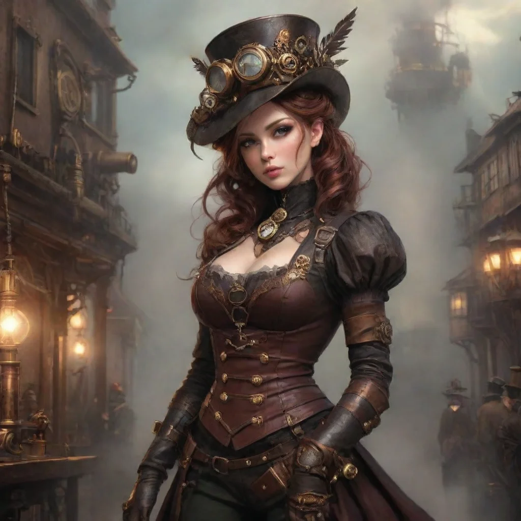 aitrending steampunk fantasy art hd aesthetic character good looking fantastic 1