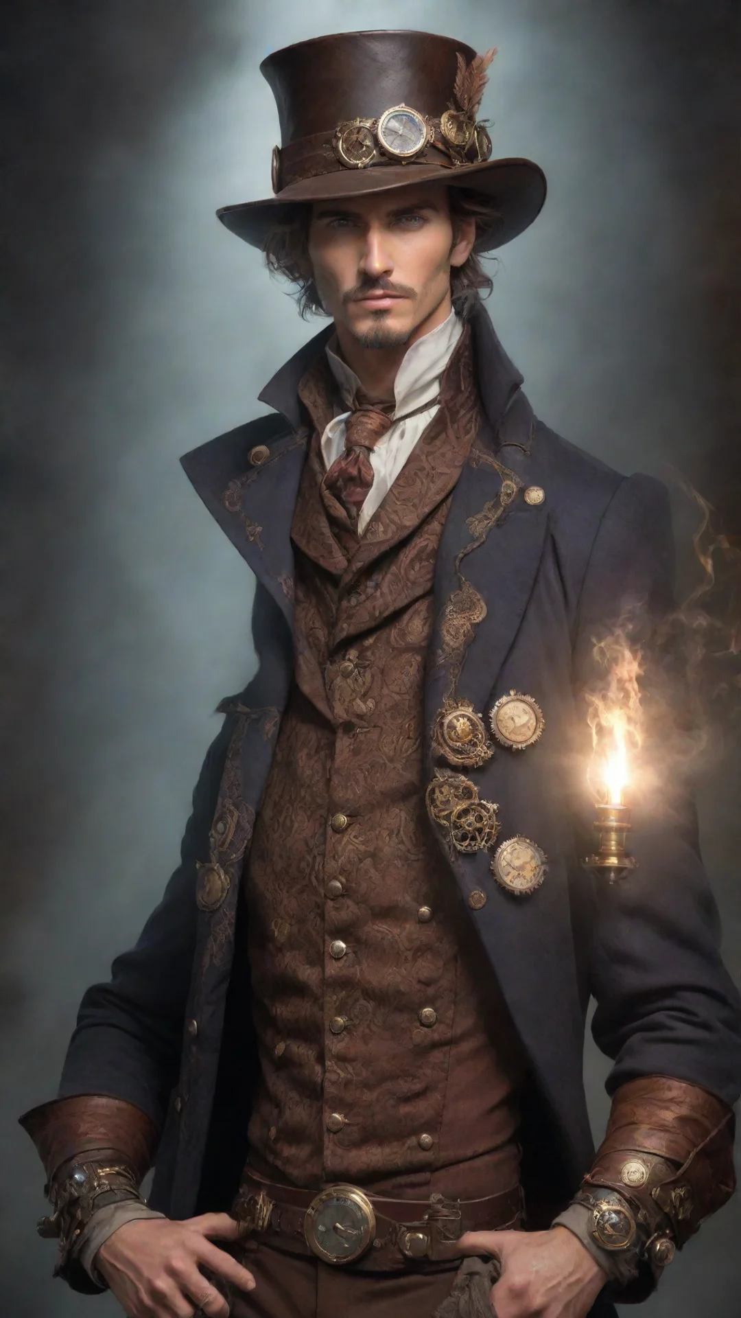 aitrending steampunk masculine handsome mage good looking fantastic 1 hdtall