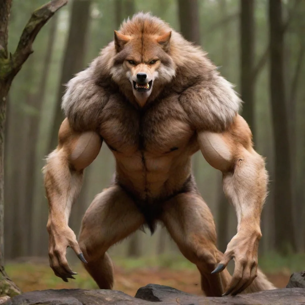 aitrending strong brown wolf confident good looking fantastic 1