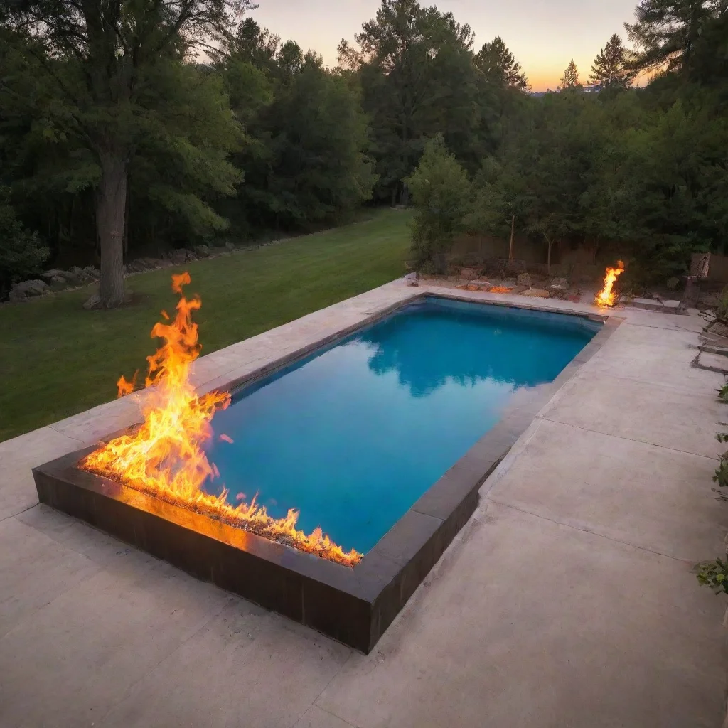 trending swimming pool with fire instead of water good looking fantastic 1