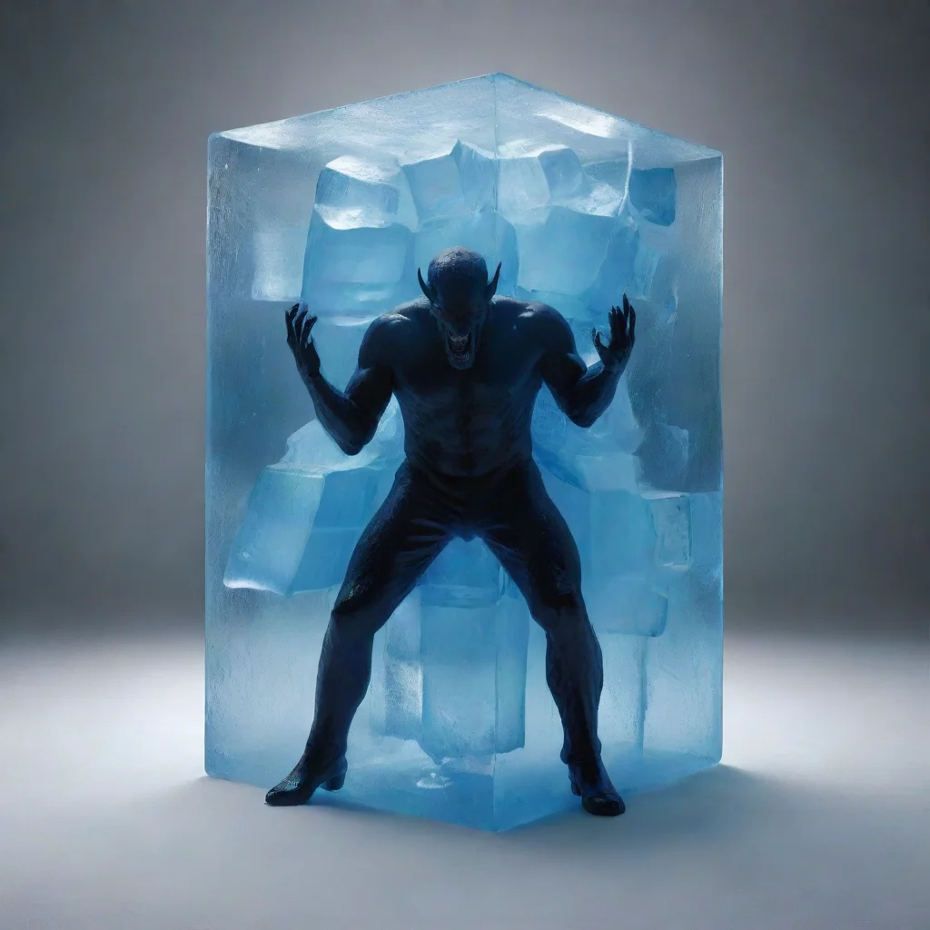 trending the devil inside a giant blue icecube good looking fantastic 1