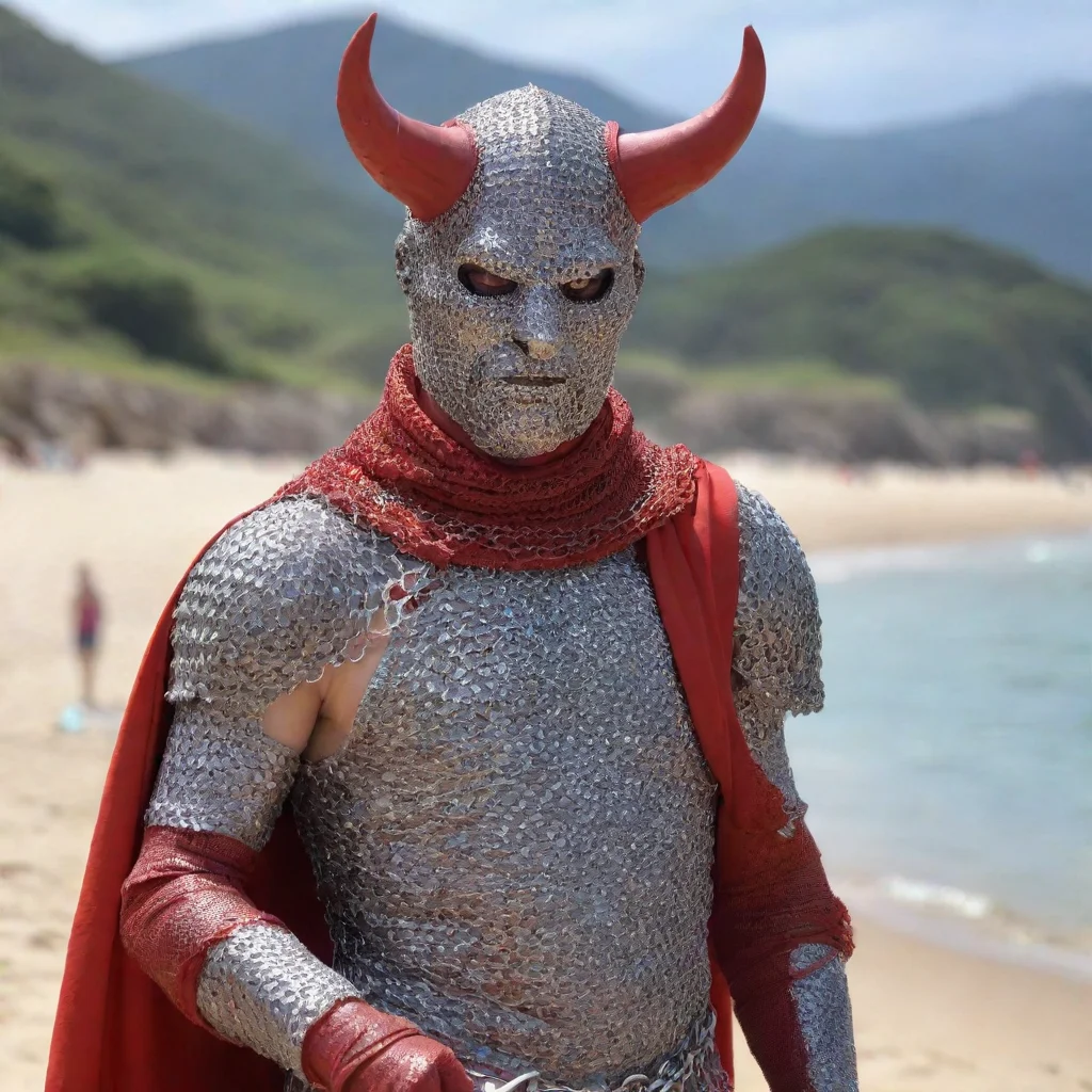 aitrending the devil on holiday wearing chainmail good looking fantastic 1