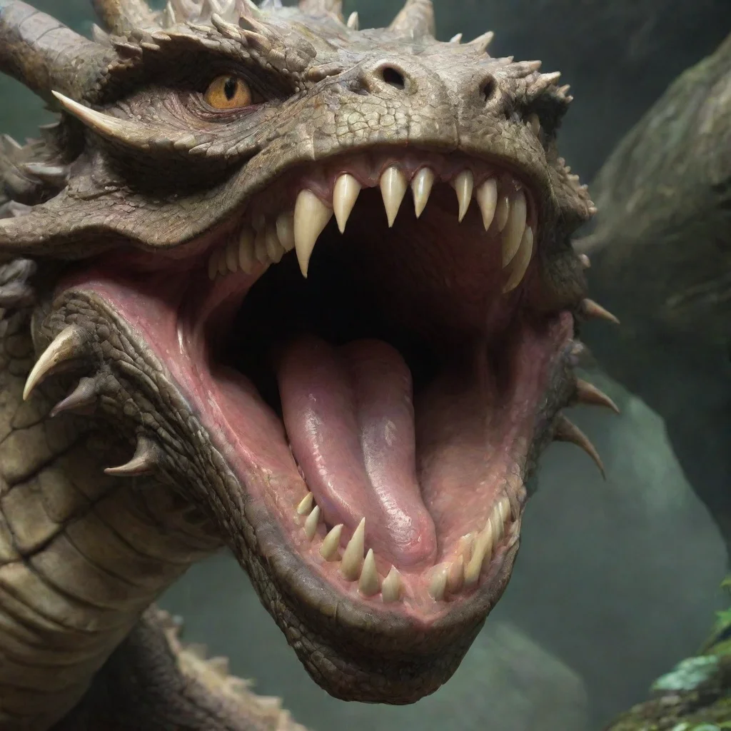 aitrending the inside of a giant female dragon mouth good looking fantastic 1