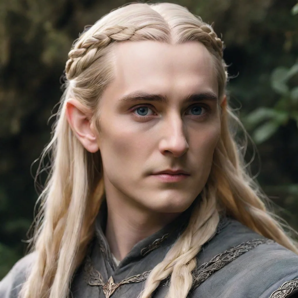 trending tolkien king thranduil with blond hair and braids good looking fantastic 1