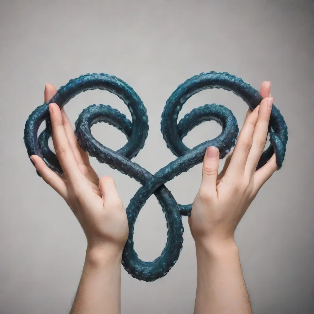 trending two tentacles and and two hands making infinity symbol good looking fantastic 1
