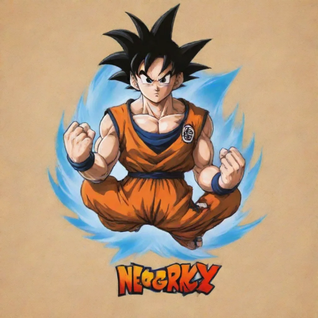 trending un logo de goku con la frase netfree good looking fantastic 1