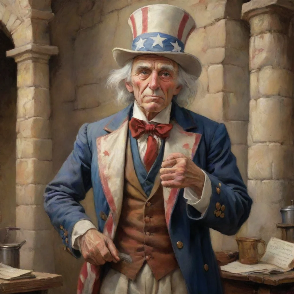 aitrending uncle sam by vallejo in medieval setting poster good looking fantastic 1